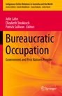 Titel: Bureaucratic Occupation. Autoren: Julie Lahn, Elizabeth Strakosch, Patrick Sullivan. Farbig orange-rotes Design.