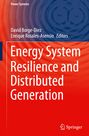 : Energy System Resilience and Distributed Generation, Buch