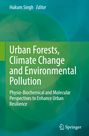 : Urban Forests, Climate Change and Environmental Pollution, Buch