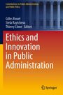 "Ethics and Innovation in Public Administration" in Weiß, Autoren oben. Hintergrund zeigt eine Säulenfassade.