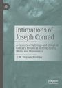 Buchtitel: "Intimations of Joseph Conrad" von G.W. Stephen Brodsky. Hintergrund in gedecktem Blaugrün. Logo oben links.