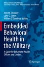 Titel: Embedded Behavioral Health in the Military. Hintergrund: Blaugraues Tarnmuster. Springer-Logo unten rechts.