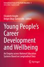 Buchtitel: Young People’s Career Development and Wellbeing. Roter Hintergrund mit fließenden Farbverläufen. Springer-Logo.