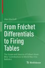 Titel: "From Fréchet Differentials to Firing Tables". Autor: Alan Gluchoff. Grüner Hintergrund mit Birkhäuser-Logo.