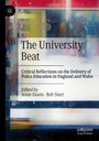 "The University Beat. Critical Reflections on Police Education. Edited by Anne Eason, Rob Starr." Buntes, abstraktes Muster.