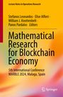 : Mathematical Research for Blockchain Economy, Buch