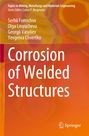 "Corrosion of Welded Structures" steht in großen weißen Buchstaben. Orange Hintergrund mit abstraktem Muster. Springer Logo unten.
