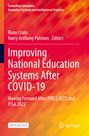 "Improving National Education Systems After COVID-19." Farbverlauf: Rot, Orange, Gelb. Springer-Logo unten.