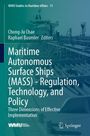"Maritime Autonomous Surface Ships (MASS) - Regulation, Technology, and Policy." Ein Schiffsdeck im Hintergrund.