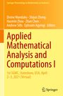 : Applied Mathematical Analysis and Computations I, Buch