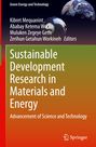 : Sustainable Development Research in Materials and Energy, Buch