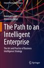 Text: „The Path to an Intelligent Enterprise“, Autoren: Reinhold Exner, Alexander Zunic. Farbiges Linienmuster.