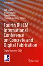 Fourth RILEM International Conference on Concrete and Digital Fabrication, Digital Concrete 2024. Rotes geometrisches Muster.