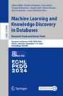 : Machine Learning and Knowledge Discovery in Databases. Research Track and Demo Track, Buch