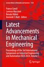 : Latest Advancements in Mechanical Engineering, Buch