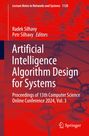 : Artificial Intelligence Algorithm Design for Systems, Buch