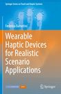 Titel: "Wearable Haptic Devices for Realistic Scenario Applications" von Federica Barontini. Hintergrund: Handabdruck.