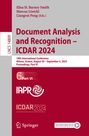 : Document Analysis and Recognition - ICDAR 2024, Buch