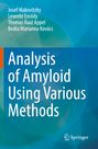Titel: "Analysis of Amyloid Using Various Methods". Autoren: Josef Makovitzky, Levente Emődy, Thomas Raul Appel, Beáta Marianna Kovács. Logo unten.