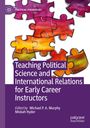 "Teaching Political Science and International Relations for Early Career Instructors." Bunte Puzzlestücke als Illustration.