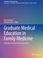 Text: "Graduate Medical Education in Family Medicine." Oben und unten Farbverlauf von Blau zu Lila, mit Springer-Logo.