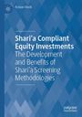 Buchtitel: "Shari’a Compliant Equity Investments". Hintergrund in Blau mit geometrischen Mustern, links ein Logo.