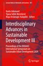 : Interdisciplinary Advances in Sustainable Development III, Buch