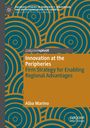 "Palgrave Pivot: Innovation at the Peripheries", Autor: Alba Marino. Hintergrund mit überlappenden Kreisen in Blau und Gelb.