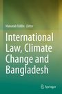 Text: "Mahatab Uddin, Editor. International Law, Climate Change and Bangladesh. Springer." Hintergrund in Grün-Tönen.