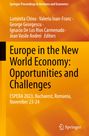 : Europe in the New World Economy: Opportunities and Challenges, Buch