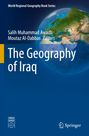 Covertext: "The Geography of Iraq" von Salih Muhammad Awadh, Moutaz Al-Dabbas. Globusabbildung mit Fokus auf Europa und Asien.