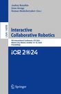 : Interactive Collaborative Robotics, Buch