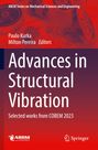 „Advances in Structural Vibration“; Technische Zeichnungen und mechanische Bauteile, zwei Verlagslogos unten.