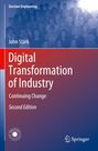 Titel: Digital Transformation of Industry. Untertitel: Continuing Change, Second Edition. Oben verschwommene Gesichter.
