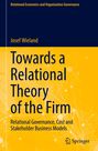 Josef Wieland: Towards a Relational Theory of the Firm, Buch