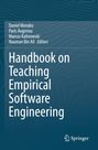 Text: Daniel Mendez, Paris Avgeriou, Marcos Kalinowski, Nauman Bin Ali Editors. Titel: Handbook on Teaching Empirical Software Engineering. Unten ist ein Springer-Logo. Der Hintergrund ist blau mit wellenförmigen Mustern.