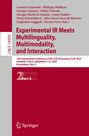 : Experimental IR Meets Multilinguality, Multimodality, and Interaction, Buch