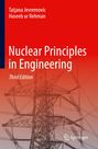 Buchtitel: "Nuclear Principles in Engineering, Third Edition." Autoren: Tatjana Jevremovic, Haseeb ur Rehman. Strommast im Hintergrund.