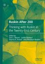 "Ruskin After 200" in großen Buchstaben, grüne Blätter im Hintergrund, Palgrave-Logo unten rechts.