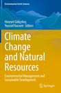 Titel: "Climate Change and Natural Resources". Autoren: Hüseyin Gökçekuş, Youssef Kassem. Springer-Logo unten.