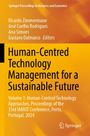 "Human-Centred Technology Management for a Sustainable Future", Springer Logoecke, orangegelber Hintergrund.