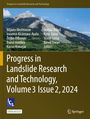 Titel: Progress in Landslide Research and Technology, Volume 3 Issue 2, 2024. Oben ein Bergpanorama, unten ein Open Access Logo.