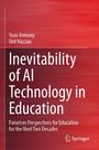 Buchtitel: "Inevitability of AI Technology in Education" von Yoav Armony, Orit Hazzan. Roter Hintergrund mit Springer-Logo.