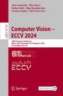 : Computer Vision - ECCV 2024, Buch