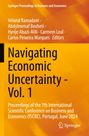 "Navigating Economic Uncertainty - Vol. 1" ist in schwarzer Schrift auf orangefarbenem Hintergrund zu sehen. Springer-Logo unten.