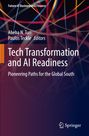 Text: "Tech Transformation and AI Readiness". Bunte, sich kreuzende Linien auf dunkelblauem Hintergrund. Springer-Logo unten.