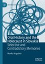 "Oral History and the Holocaust in Slovakia" steht auf blauem Hintergrund, verziert mit überlappenden Kreisen.