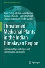 Titel: "Threatened Medicinal Plants in the Indian Himalayan Region". Grün-blaues Cover mit Weltkugel-Silhouette.