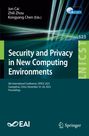 : Security and Privacy in New Computing Environments, Buch