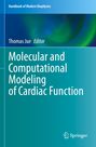 Oben: "Handbook of Modern Biophysics". Text: "Molecular and Computational Modeling of Cardiac Function". Blau-grüner Hintergrund, Springer-Logo.